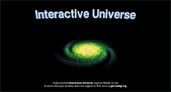 Desktop Screenshot of interactiveuniverse.net